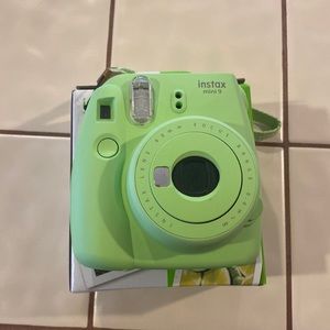 Green Instax Mini 9 Camera